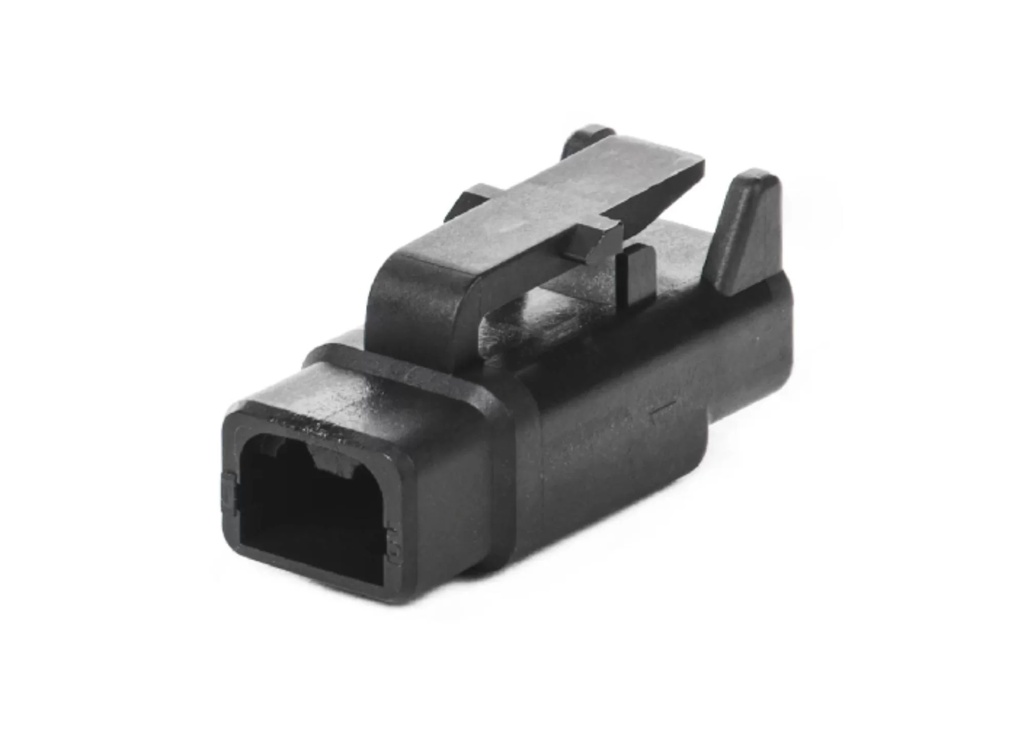 DTM06-2S-E004 ATM04-2S-BLK  – DTM Series – 2 Socket Female Plug – Black