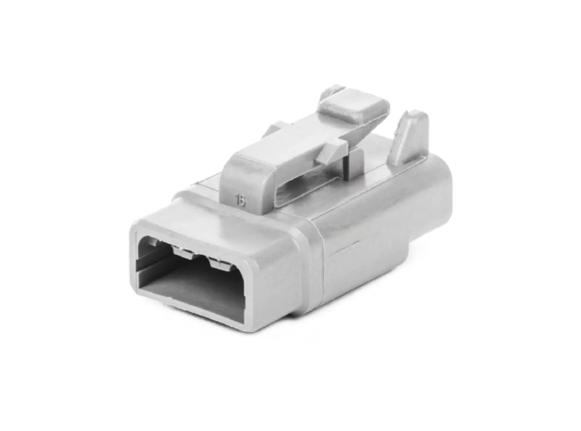 DTM06-3S – DTM Series – Female 3 Socket Plug – Gray