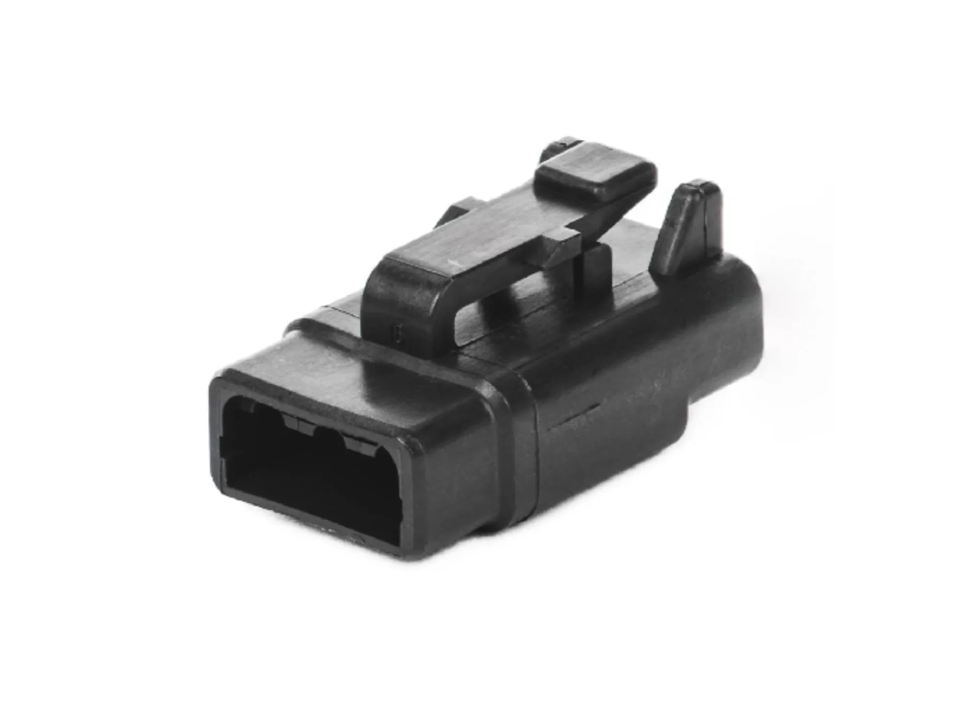 DTM06-3S-E004 – DTM Series – Female 3 Socket Plug – Black