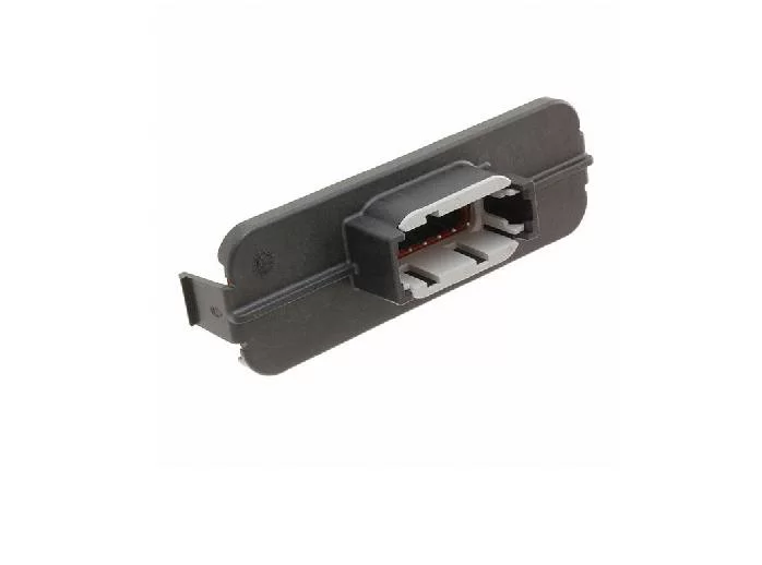 DTM13-12PA-R008 – DTM13 – Receptacle, Male 12 Way, A Key PCB Enclosure Header, 9 Degrees Molded Pins
