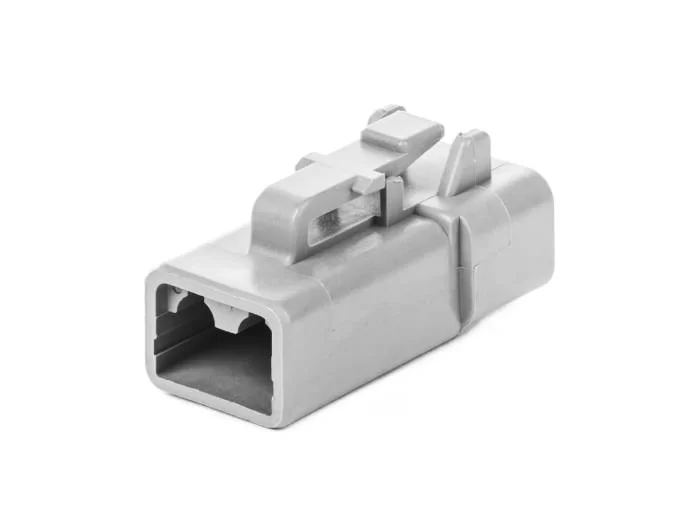 DTP06-2S ATP06-2S  – DTP Series – 2 Socket Female Plug – Gray