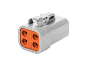 DTP06-4S ATP06-4S – DTP Series – 4 Socket Female Plug – Gray