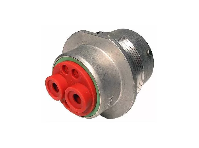 HD34-18-6PN – HD30 Series – 6 Pin Male Receptacle – 18 Shell, N Seal, Flange