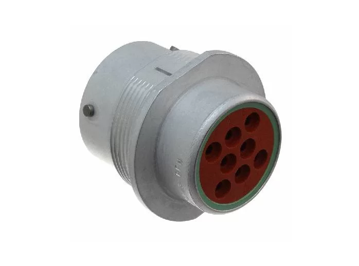HD34-18-8PN – HD30 Series – 8 Pin Male Receptacle – 18 Shell, N Seal, Flange