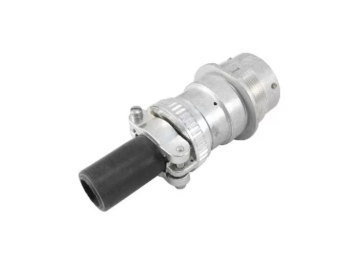 HD34-24-9SN-059 – HD30 Series – 9 Socket Female Receptacle – 24 Shell, N Seal, Reverse, Cable Clamp, Flange