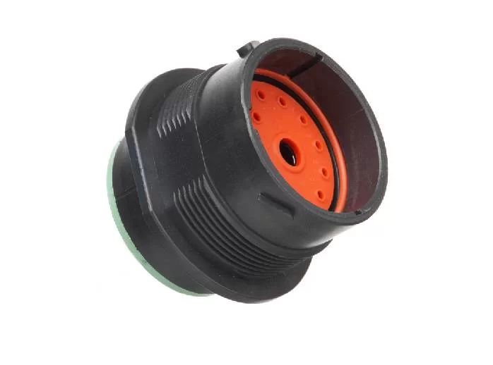 HDP24-24-14PN – HDP20 Series – 14 Pin Male Receptacle – 24 Shell, N Seal, Flange