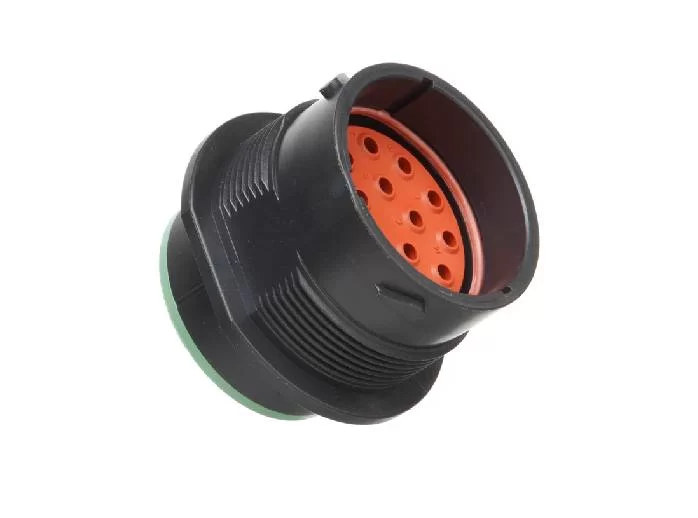 HDP24-24-16PN – HDP20 Series – 16 Pin Male Receptacle – 24 Shell, N Seal, Flange