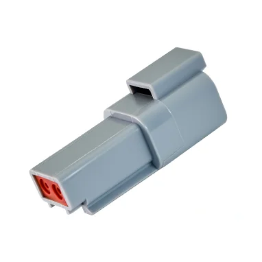 DT04-2P – DT Series – 2 Pin Receptacle – Gray