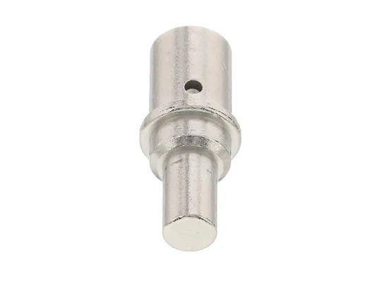 0460-204-0490 – Male Solid Pin – Size 4 – 6 AWG, Nickel Plated