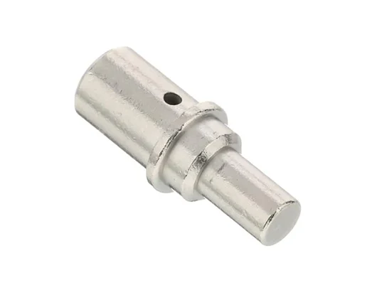 0460-204-0490 – Male Solid Pin – Size 4 – 6 AWG, Nickel Plated