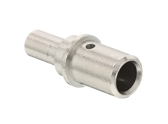 0460-204-0490 – Male Solid Pin – Size 4 – 6 AWG, Nickel Plated