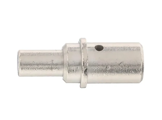 0460-204-0490 – Male Solid Pin – Size 4 – 6 AWG, Nickel Plated