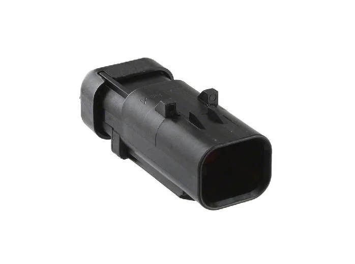 776428-1 Male 2-Way Pin-Contacts 13A BLK IP67 Red