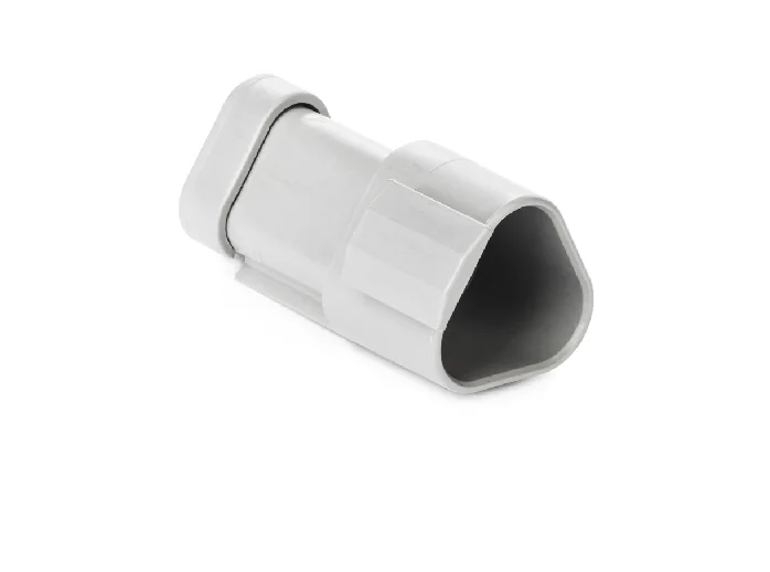 DT04-3P-E003 – DT Series – Male 3 Pin Receptacle – End Cap, Gray