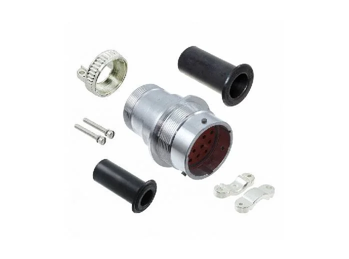 HD34-24-16PN-059 – HD30 Series – 16 Pin Male Receptacle – 24 Shell, N Seal, Cable Clamp, Flange