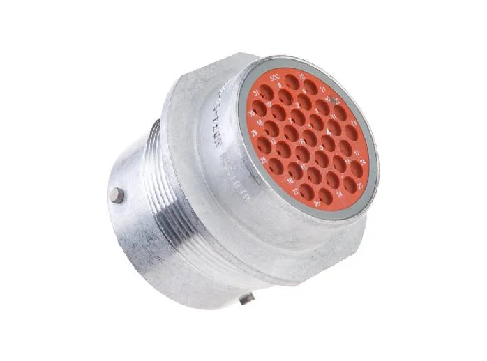 HD34-24-31ST – HD30 Series – 31 Socket Female Receptacle – 24 Shell, T Seal, Reverse, Flange