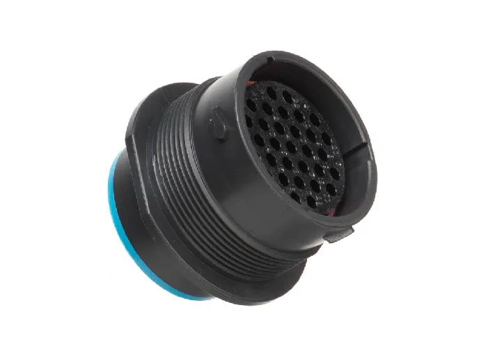 HDP24-24-31SE – HDP20 Series – 31 Socket Female Receptacle – 24 Shell, E Seal, Reverse, Flange