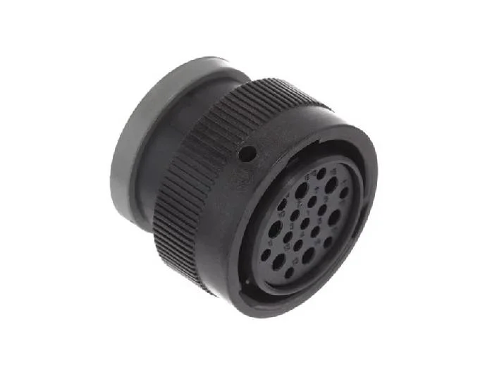 HDP26-24-19SE-L017 – HDP20 Series – 19 Socket Female Plug – 24 Shell, E Seal, Ring Adapter