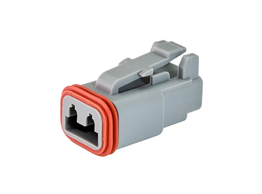 DT06-2S – DT Series – 2 Socket Plug – Gray
