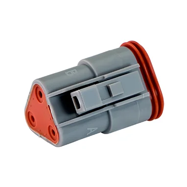 DT06-3S – DT Series –  Female 3 Socket Plug – Gray