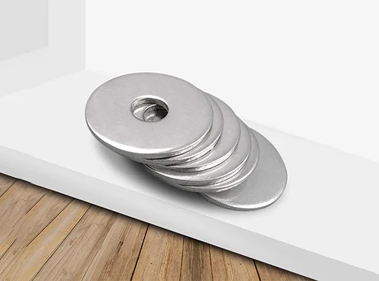 Metal Flat Bearing Gaskets ,Large OD Plain Wide Metal Washers, Round Flat Spacer Repair Washer For Screws Bolts