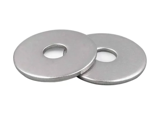 Metal Flat Bearing Gaskets ,Large OD Plain Wide Metal Washers, Round Flat Spacer Repair Washer For Screws Bolts