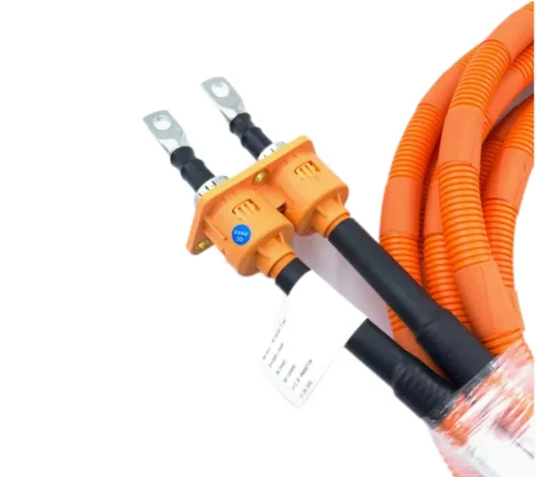 Customized New Energy Car High-Voltage Wiring Harness with Tyco 2-Core Connector 50mm2 EV Cable 2371017-1 3-2177380-1