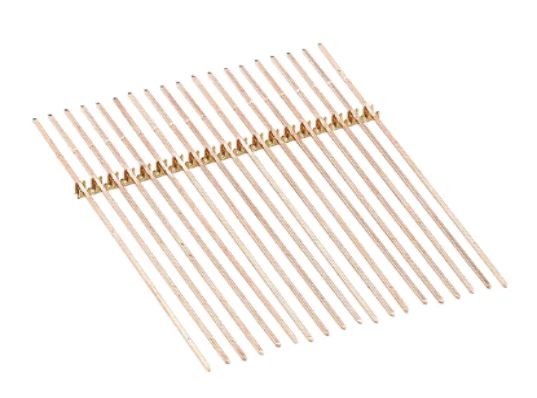 Customized Automotive Connecting Terminal Belt type square needle Four-pin Square Pin Terminal Bending Terminal