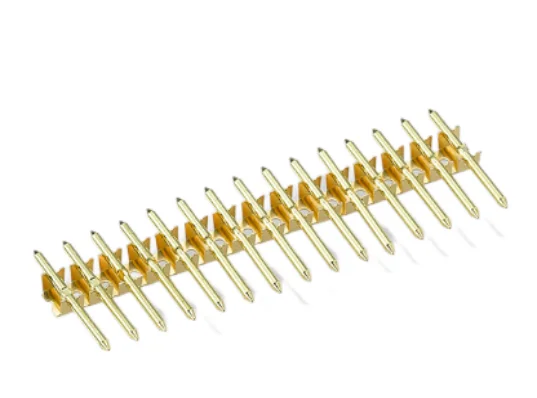 Customized Automotive Connecting Terminal Belt type square needle Four-pin Square Pin Terminal Bending Terminal