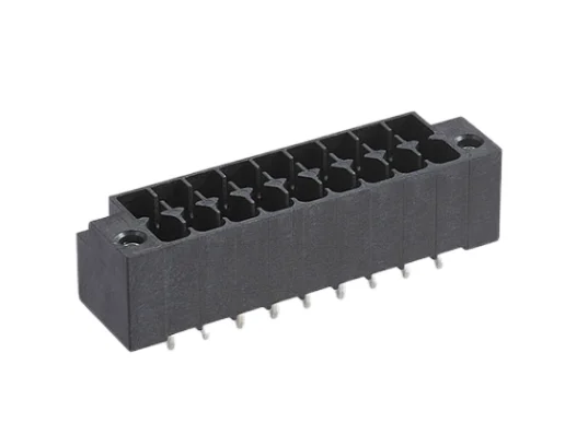 Customized Automotive Connecting Terminal Belt type square needle Four-pin Square Pin Terminal Bending Terminal
