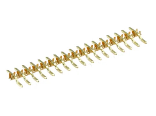 Customized Automotive Connecting Terminal Belt type square needle Four-pin Square Pin Terminal Bending Terminal
