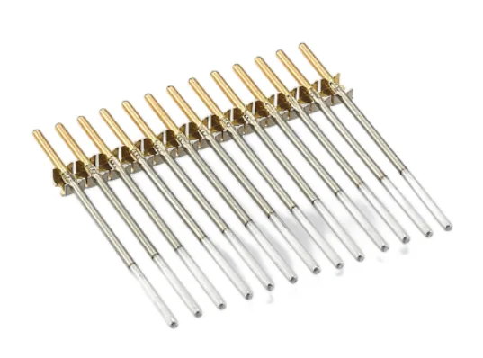 Customized Automotive Connecting Terminal Belt type square needle Four-pin Square Pin Terminal Bending Terminal