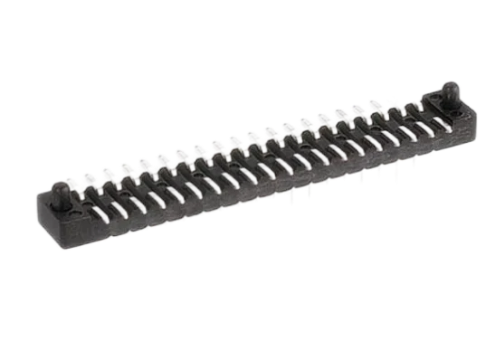 Customized Automotive Connecting Terminal Belt type square needle Four-pin Square Pin Terminal Bending Terminal