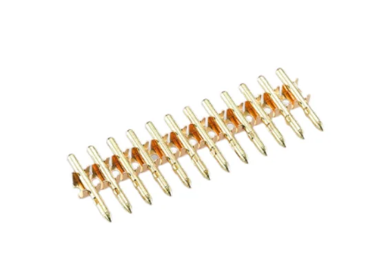 Customized Automotive Connecting Terminal Belt type square needle Four-pin Square Pin Terminal Bending Terminal