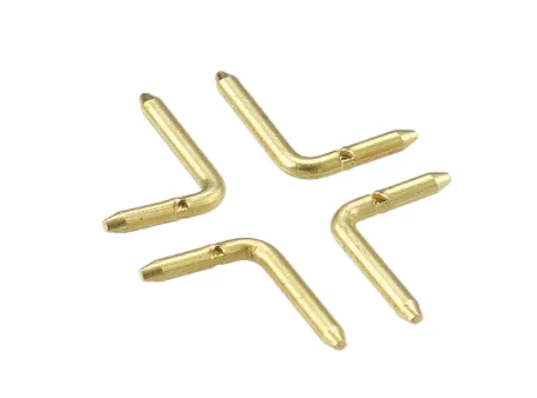 Customized Automotive Connecting Terminal Belt type square needle Four-pin Square Pin Terminal Bending Terminal