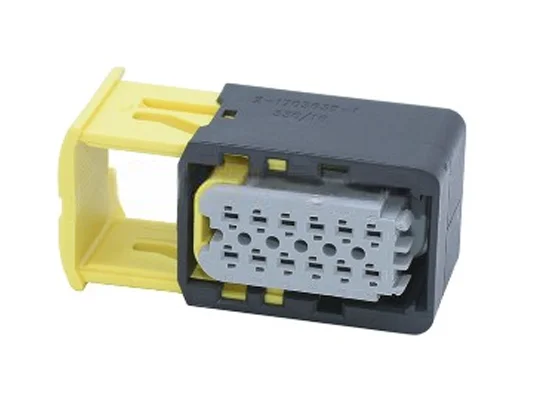 Connecteur électrique automobile étanche femelle 2 broches 1703639-1-12