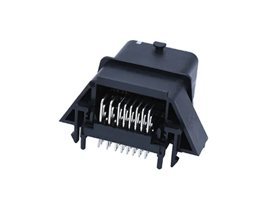 64334-0100 Male 32 Pins Black Waterproof Automotive Connector