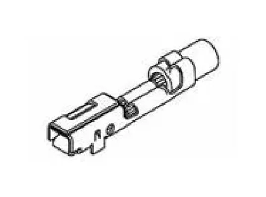 Receptacle Terminal  368085, Gold，22 – 20 AWG