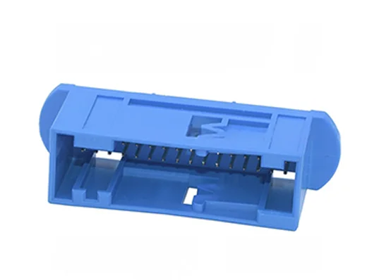 966658-2 Micro Quadlok System Automotive Connector Plug Blue Through Hole 32 Way
