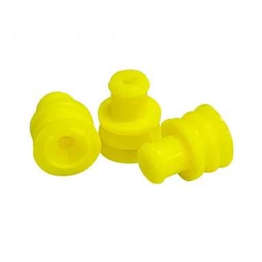 281934-2 CONNECTIVITY, Connector Cable Seal, Yellow Wire Seal, 2.4 mm, AMP Superseal 1.5 Series Connectors