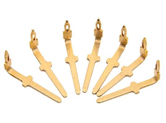 Press fit electrical connectors, pcb pins