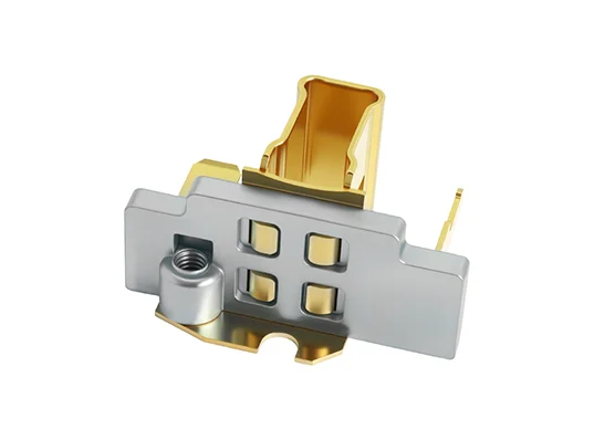 0.01-1.0mm Brass PBT Metal Stamping Parts Galvanized Stamping Carbon Brush Holder Assembly