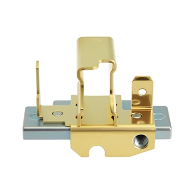 0.01-1.0mm Brass PBT Metal Stamping Parts Galvanized Stamping Carbon Brush Holder Assembly