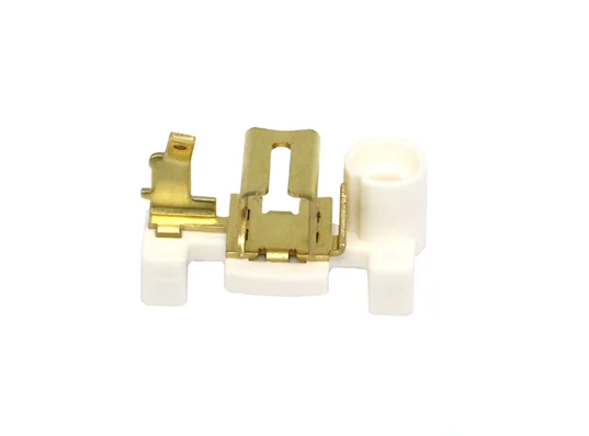 Brass PBT Metal Stamping Parts Galvanized Stamping Carbon Brush Holder Assembly
