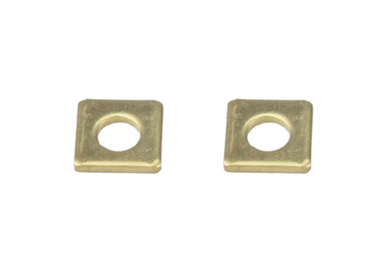 Square Plate Bearing Gaskets 304 Stainless Steel Plate Square Plate Washers Flat Pad Spacer Gasket for Hardware Fastener