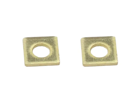 Square Plate Bearing Gaskets 304 Stainless Steel Plate Square Plate Washers Flat Pad Spacer Gasket for Hardware Fastener